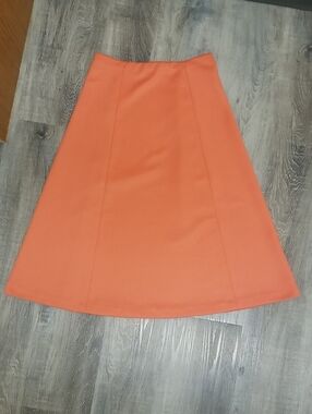 Vintage Women’s A-Line Skirt in Coral Orange